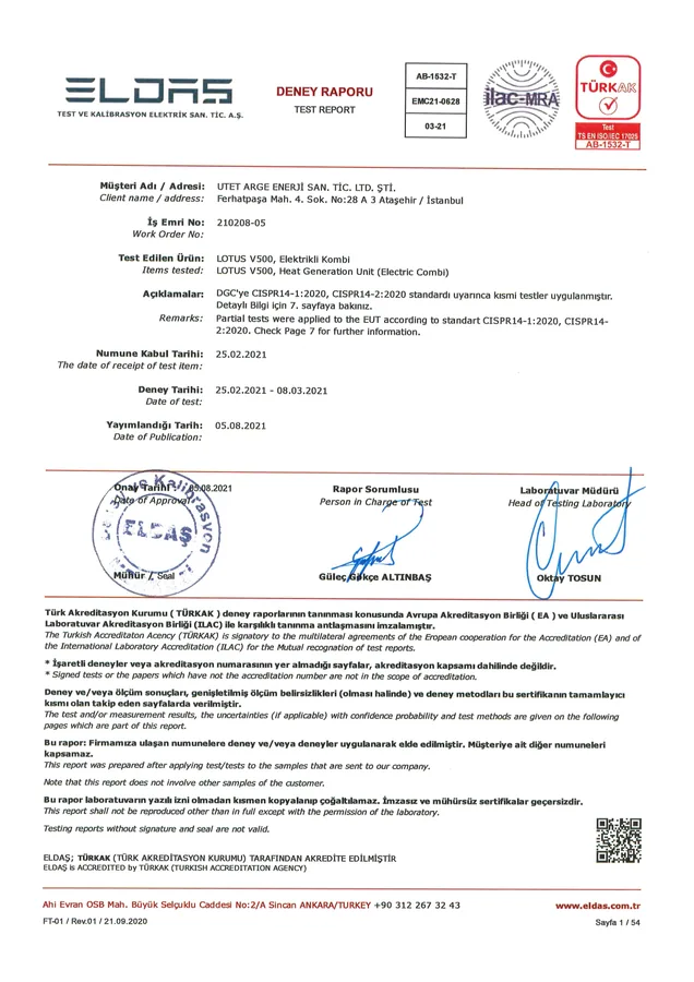 Raport z badań EMC – ELDAS